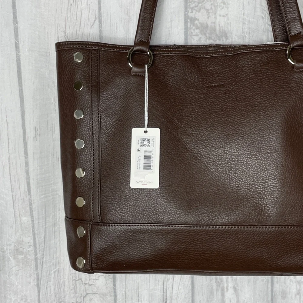 Hammitt Andersen Brown Leather Tote Bag NWT. - Picture 2 of 13